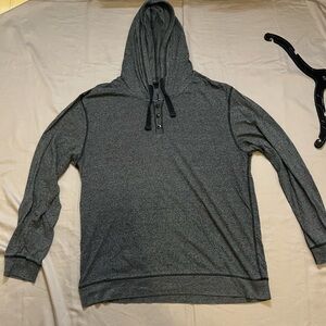 Retrofit grey pullover lightweight hoodie Size XL